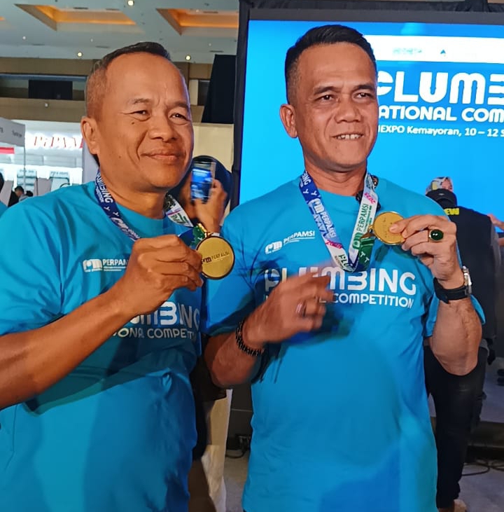 ‎Raih 2 Medali Kompetisi Plumbing Nasional 2025