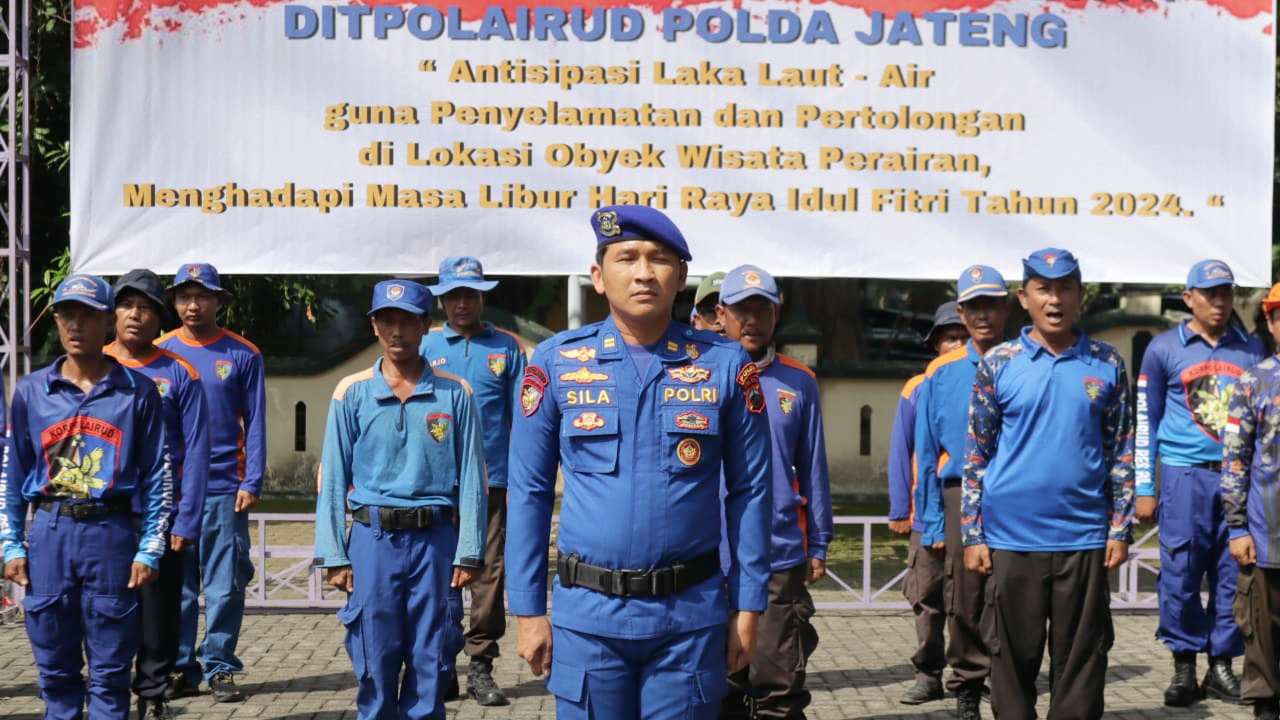 Ditpolairud Polda Jateng Mulai Siapkan Tim SAR di Pantura Kabupaten Pemalang 