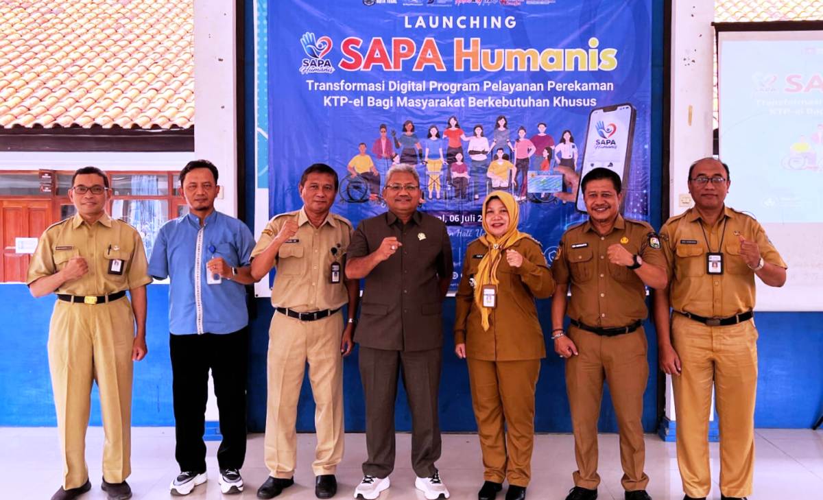 Disdukcapil Kota Tegal Luncurkan SAPA Humanis, Wujud Transformasi Digital Pelayanan Adminduk