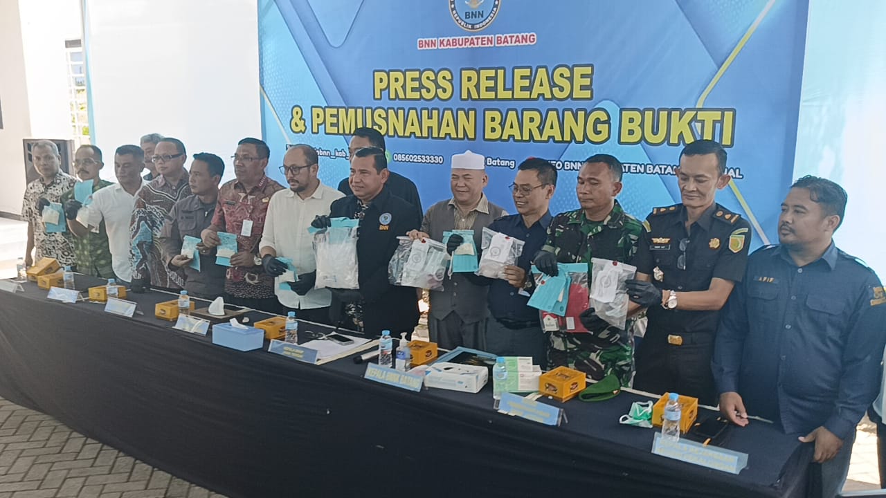 Bentuk Desa Bersinar hingga Ungkap Kasus Narkoba Rp1,16 miliar, Ini Kiprah BNNK Batang Sepanjang 2024