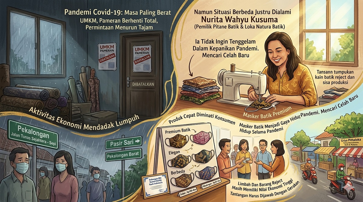Plot Twist Kain Batik Reject UMKM Pekalongan, Barang Sisa Malah Tembus Pasar Dubai