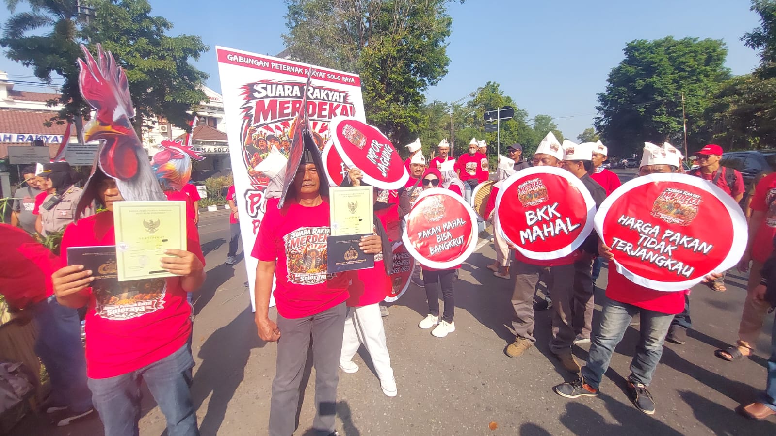 Pakan Ternak Mahal, Kelompok Peternak Solo Raya Gelar Demo 