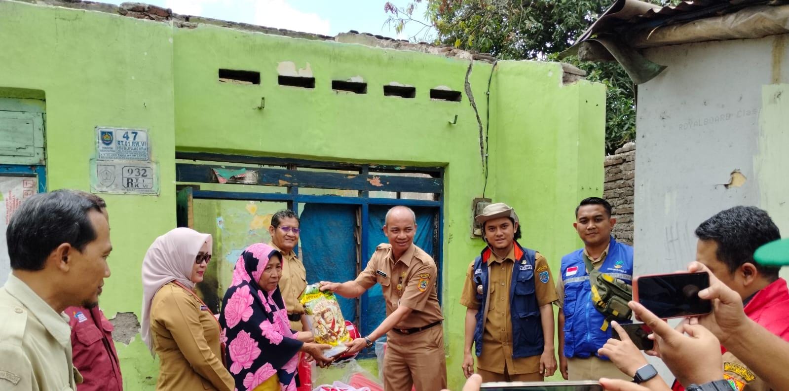 Dinsos Kabupaten Tegal Kawal Bantuan Provinsi Untuk Korban Bencana