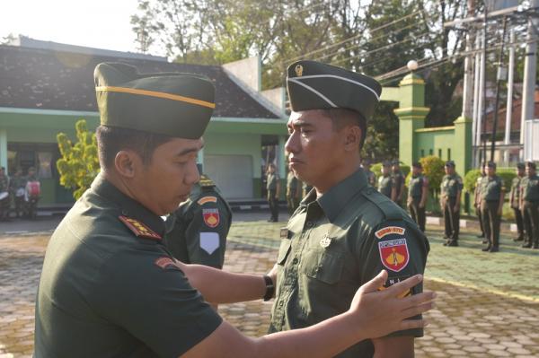 35 Prajurit Kodim 0717 Grobogan Naik Pangkat, Ini Pesan Dandim Letkol Kav Barid Budi Susila