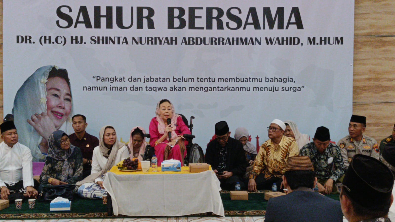 Sahur Bersama Sinta Nuriyah Wahid di Batang, Istri Gusdur Ajari Tujuan Puasa hingga Pluralisme