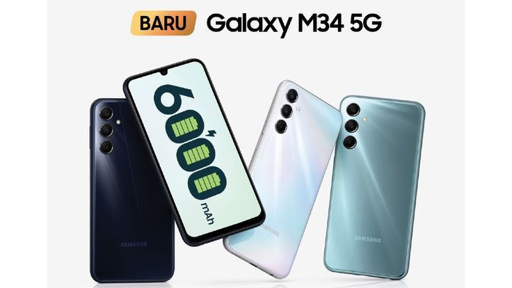 Hp Terbaru 2024 Samsung Galaxy M34 5G Dibekali dengan Kamera 50 MP