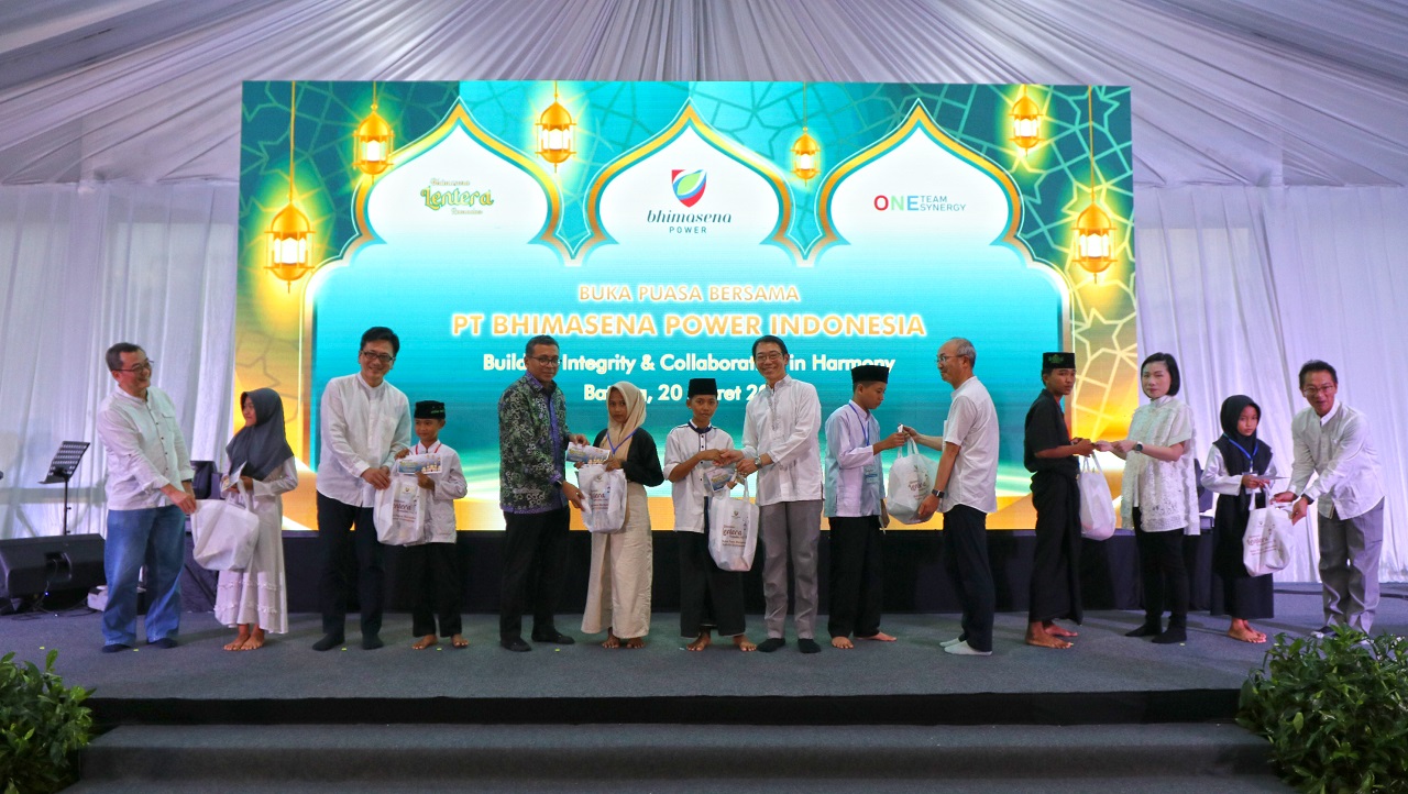 Bhimasena Lentera Ramadan, PLTU Batang Buka Puasa Bersama 200 Anak Yatim