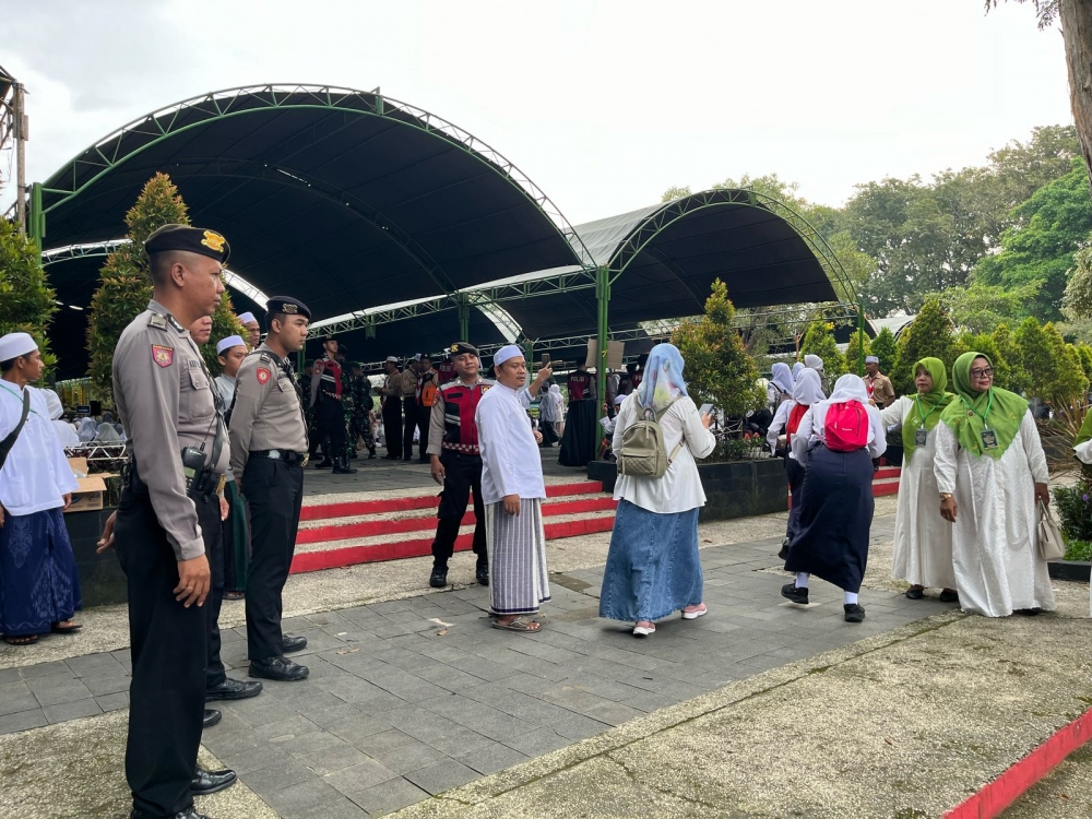 Acara Grobogan Berzikir, Polres Setempat Terjunkan 124 Personel untuk Pengamanan