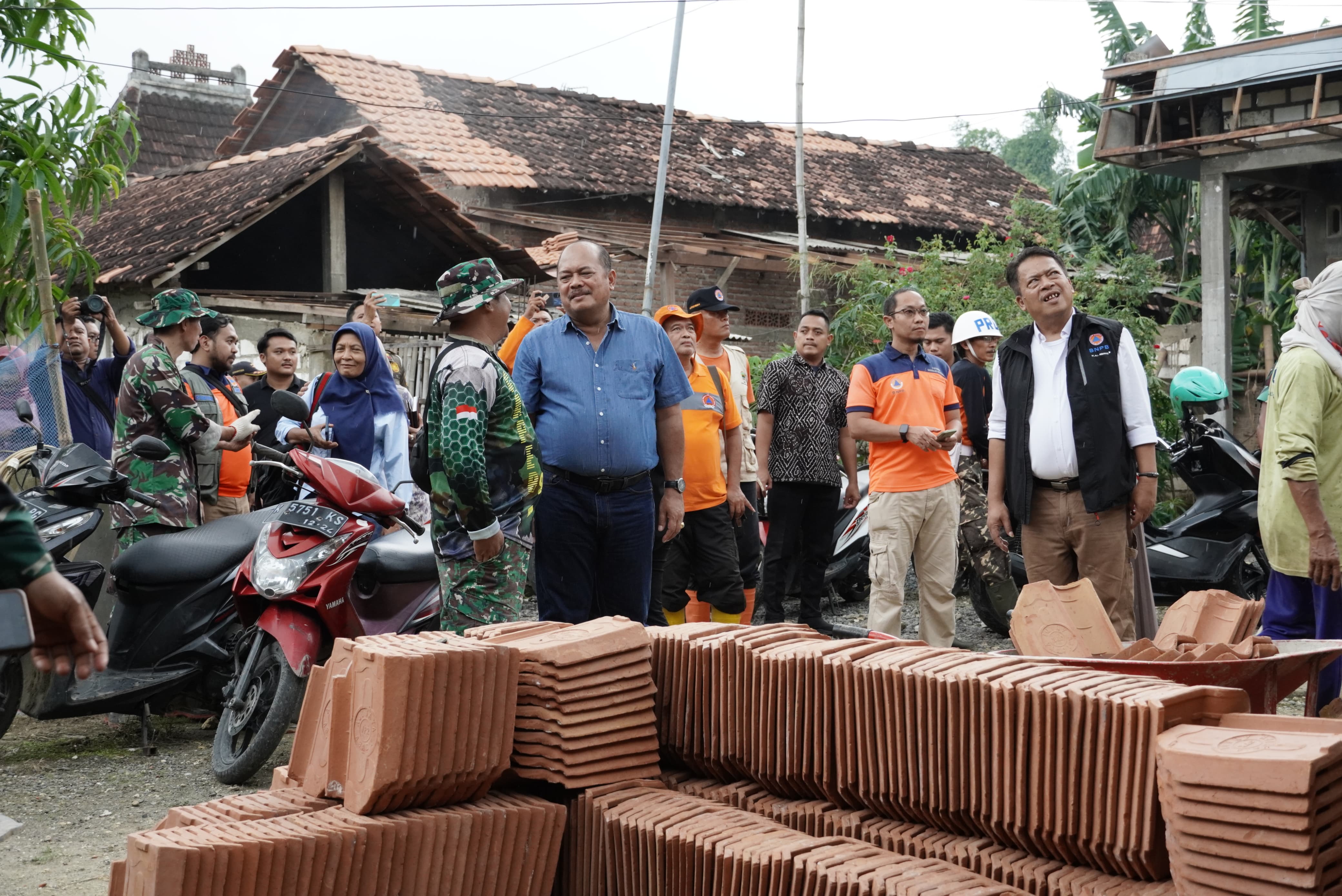 Ratusan Warga Pati Tak Kehujanan Lagi, BNPB Renovasi Rumah Rusak Usai Diterjang Badai