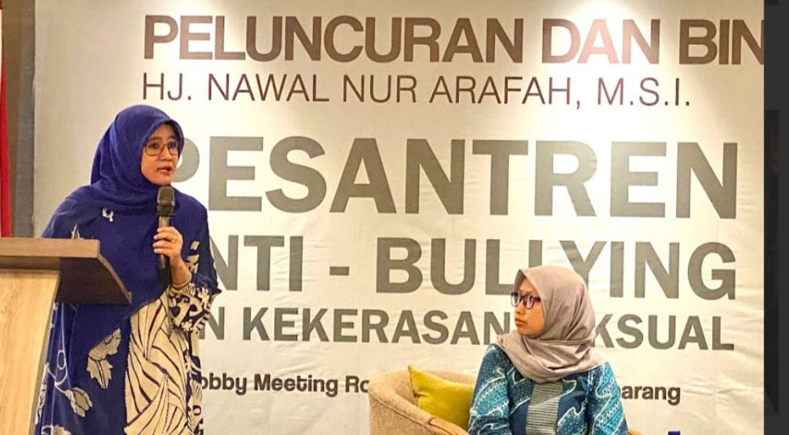 Istri Wagub Jateng Terpilih, Ning Nawal,  Luncurkan Buku Pesantren Anti Bullying dan Kekerasan Seksual 