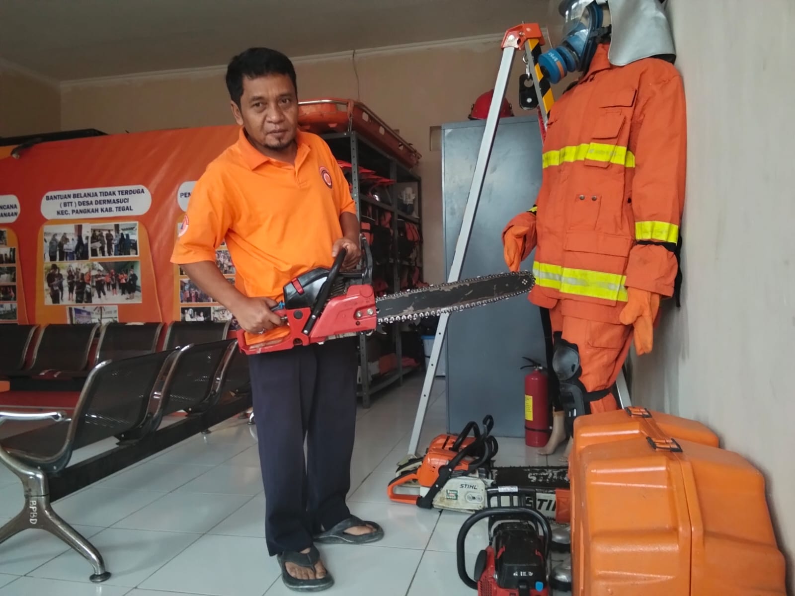 BPBD Kabupaten Tegal Siapkan  Sarana  Pendukung  Satgas Quick Response