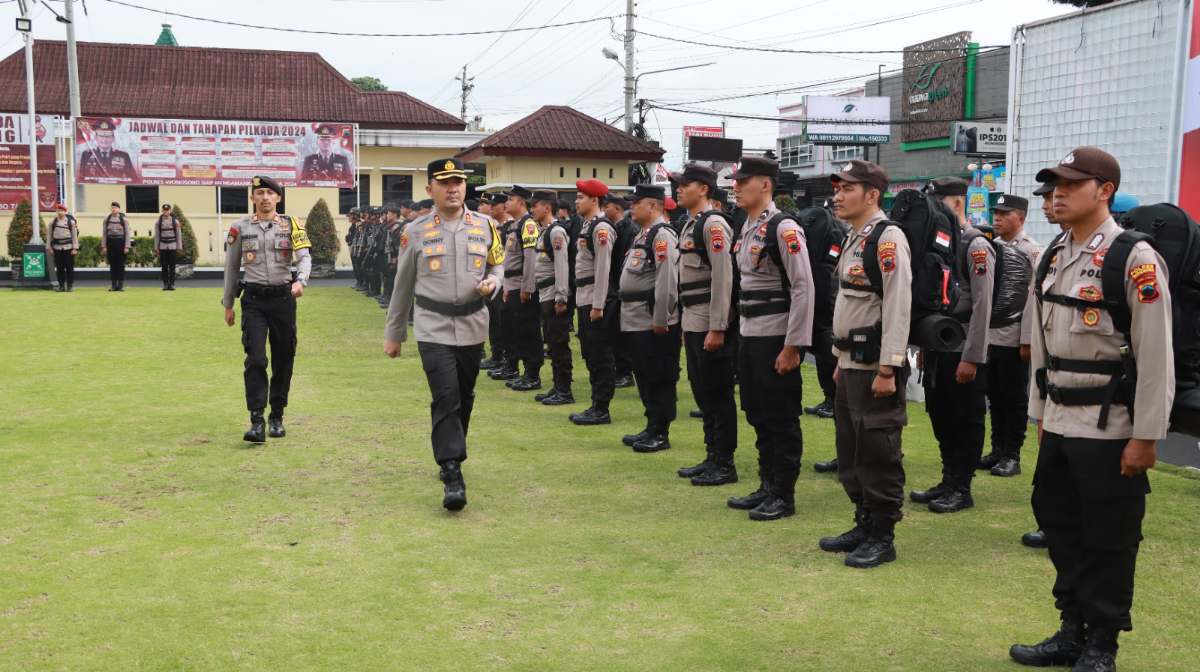 3.494 Personel Gabungan di Wonosobo Dikerahkan untuk Amankan Pilkada 2024