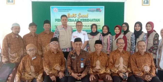 Adakan Pengobatan Gratis untuk Lansia di Kecamatan Belik Kabupaten Pemalang 