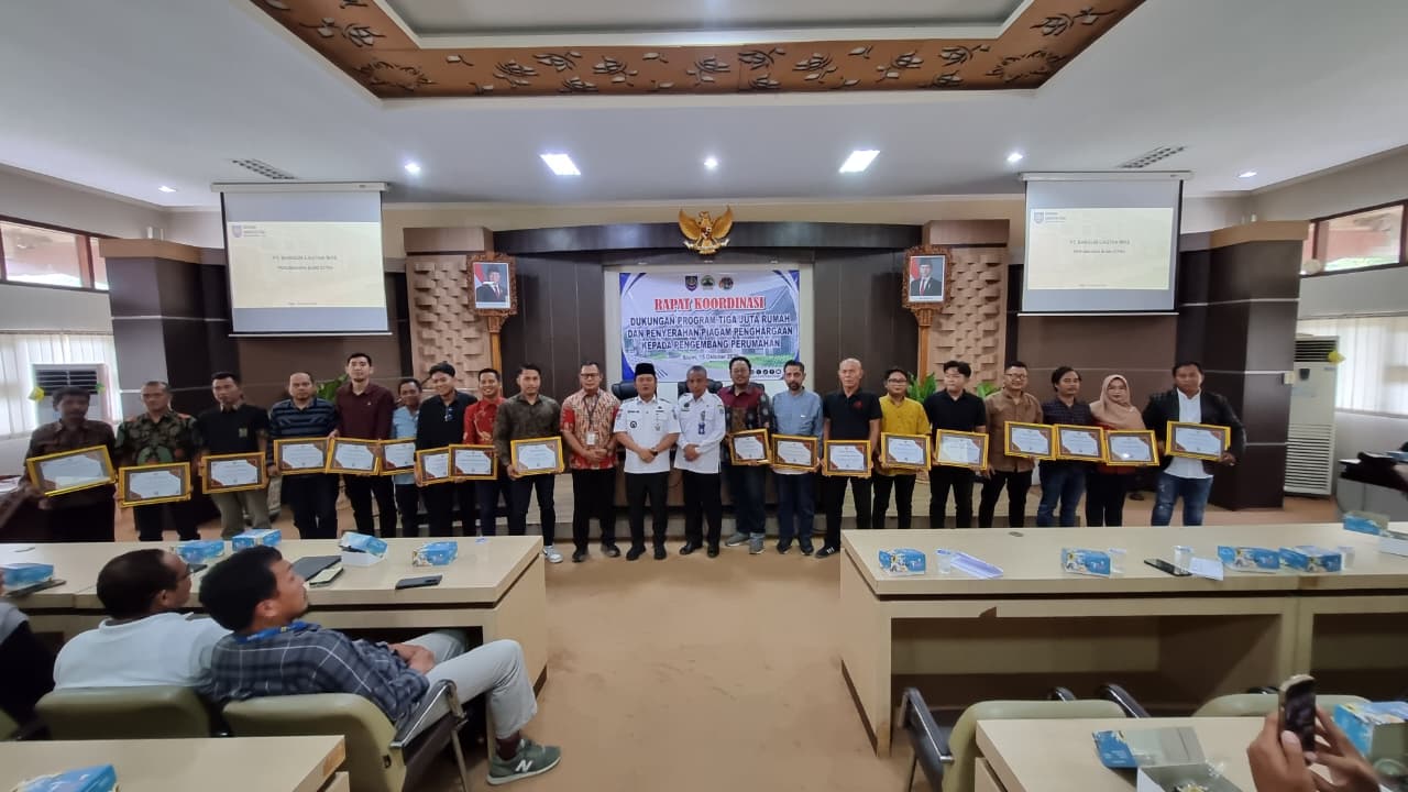 Gelar Rakor Dukungan Program Tiga Juta Rumah 