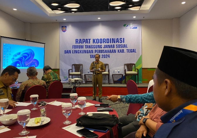 Dinsos Kabupaten Tegal Rakor Tanggung Jawab Sosial dan Lingkungan Perusahaan 