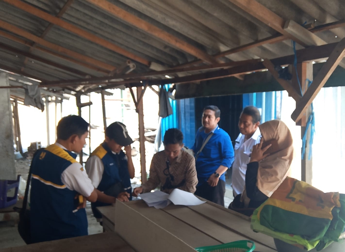 Pemeriksaan Rehab Pasar Tradisional Selesai 100 %