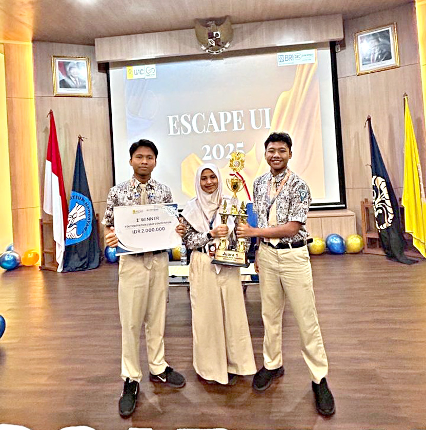 Keren! SMAN 1 Tegal Sabet Juara 1 Nasional di Universitas Indonesia