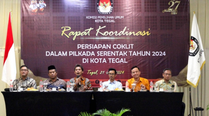 KPU Kota Tegal Ingatkan Pantarlih Harus Junjung Tinggi Independensi