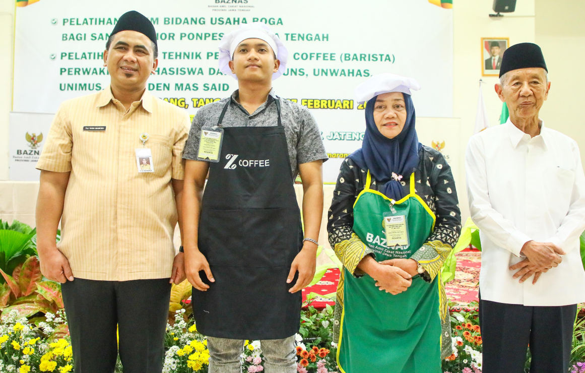 Santri dan Mahasiswa Dilatih Kewirausahaan Boga dan Barista, Gus Yasin: Dorong Kemandirian Ekonomi