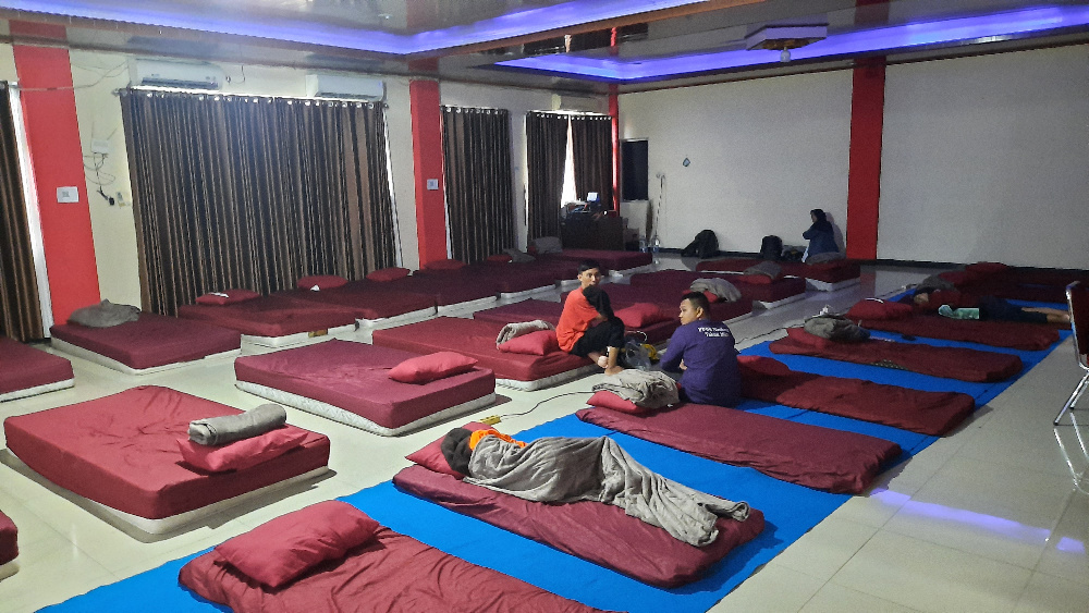 Pemudik Motor Wajib Tahu, Posko Gratis di Tugu Semarang Sediakan Tempat Tidur dan Makanan Gratis