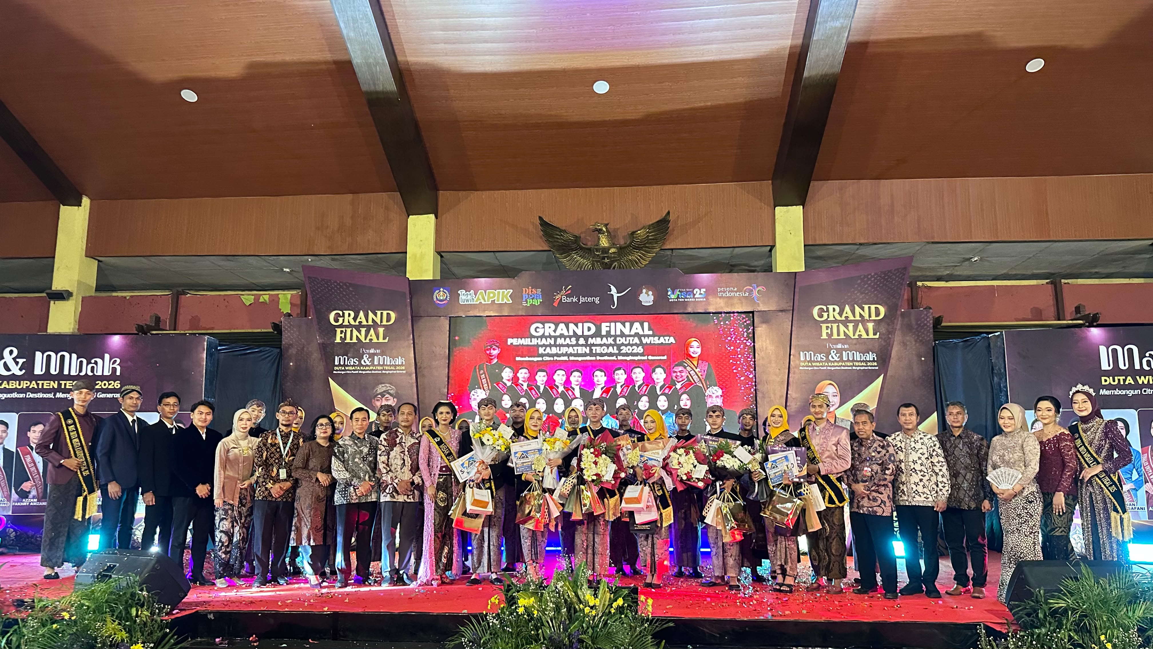 Kabupaten Tegal Nobatkan Mas dan Mbak Duta Wisata  2026  