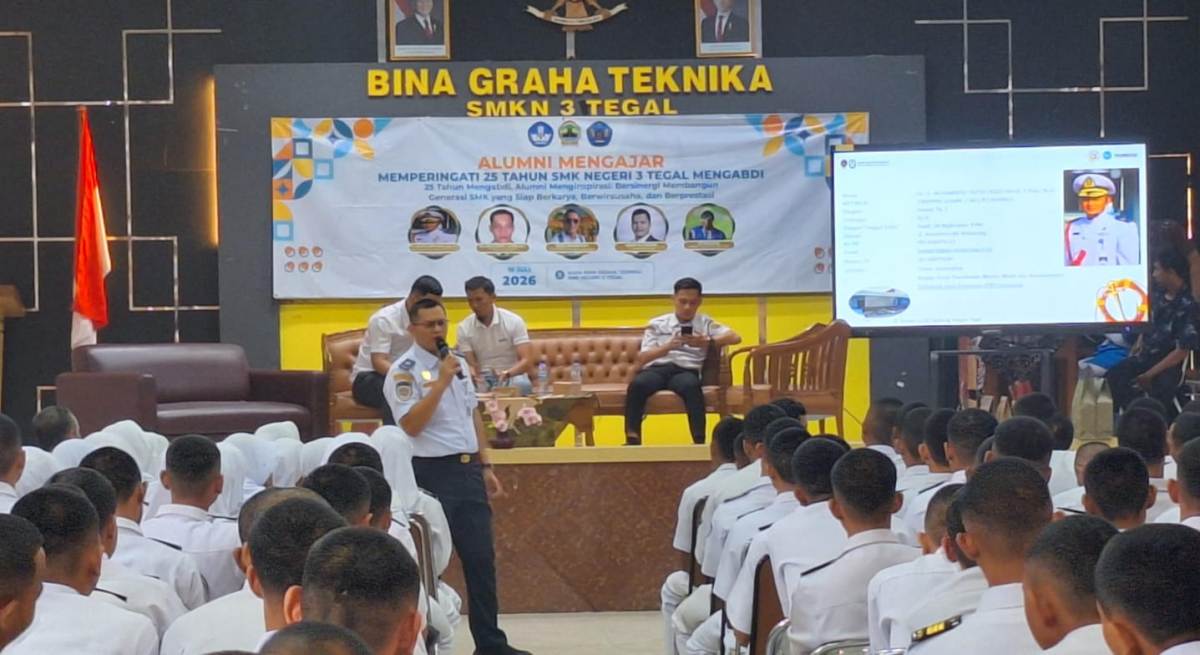 Alumni SMKN 3 Tegal Berbagi Inspirasi Karier di Momen 25 Tahun Pengabdian