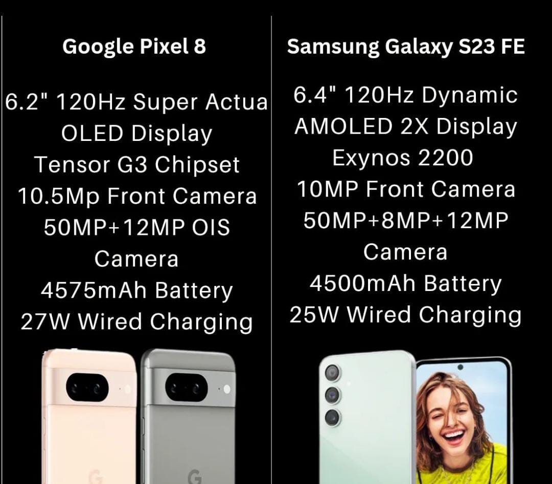 Pixel 8 vs Galaxy S23 FE, Duel Dua Smartphone Unggulan dengan Harga Terjangkau