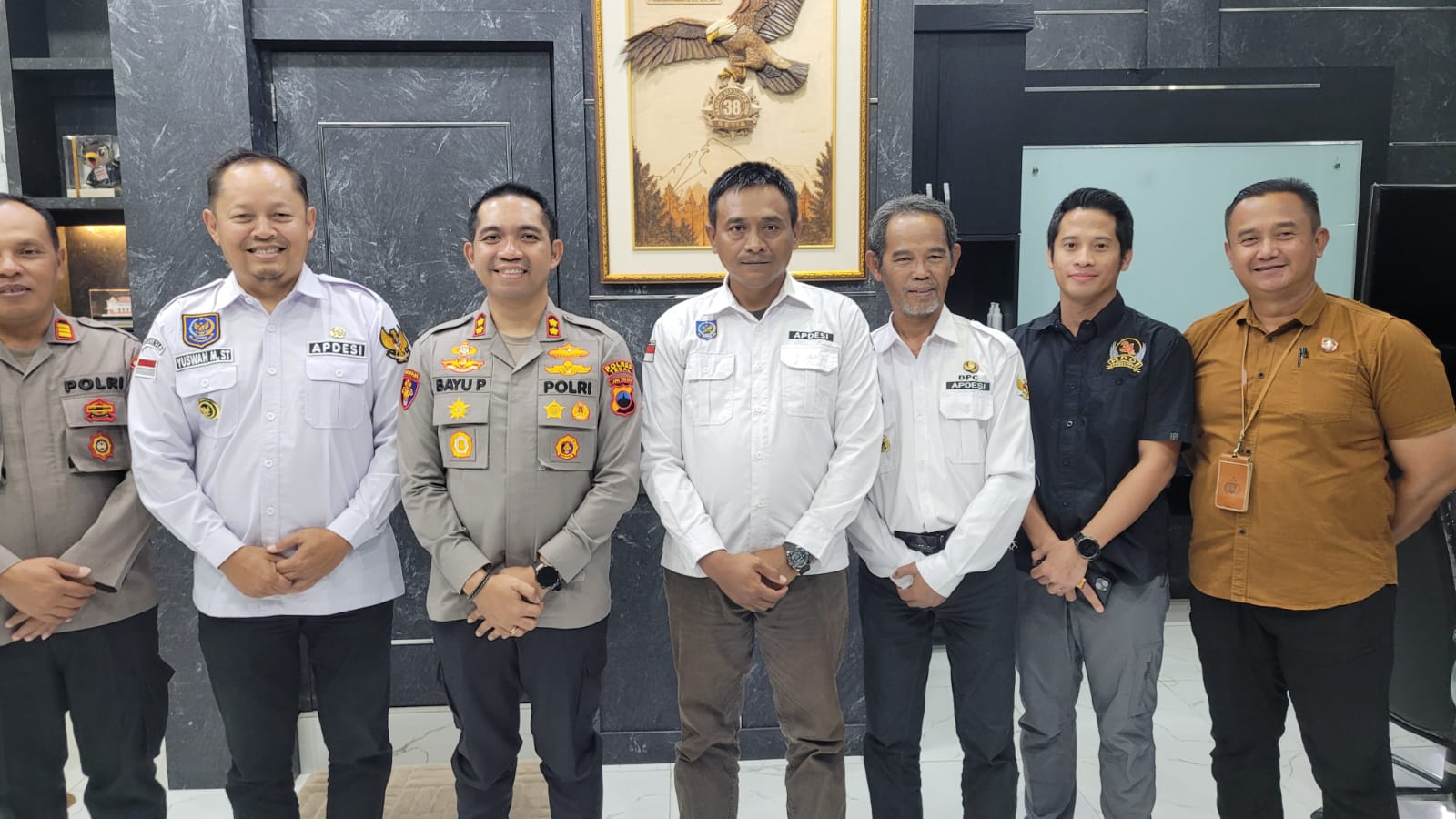 Apdesi Gelar Audiensi dengan Polres Tegal ‎