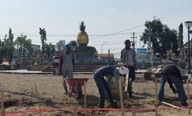 Upacara HUT Kemerdekaan Bisa di Stadon Mochtar Kabupaten Pemalang