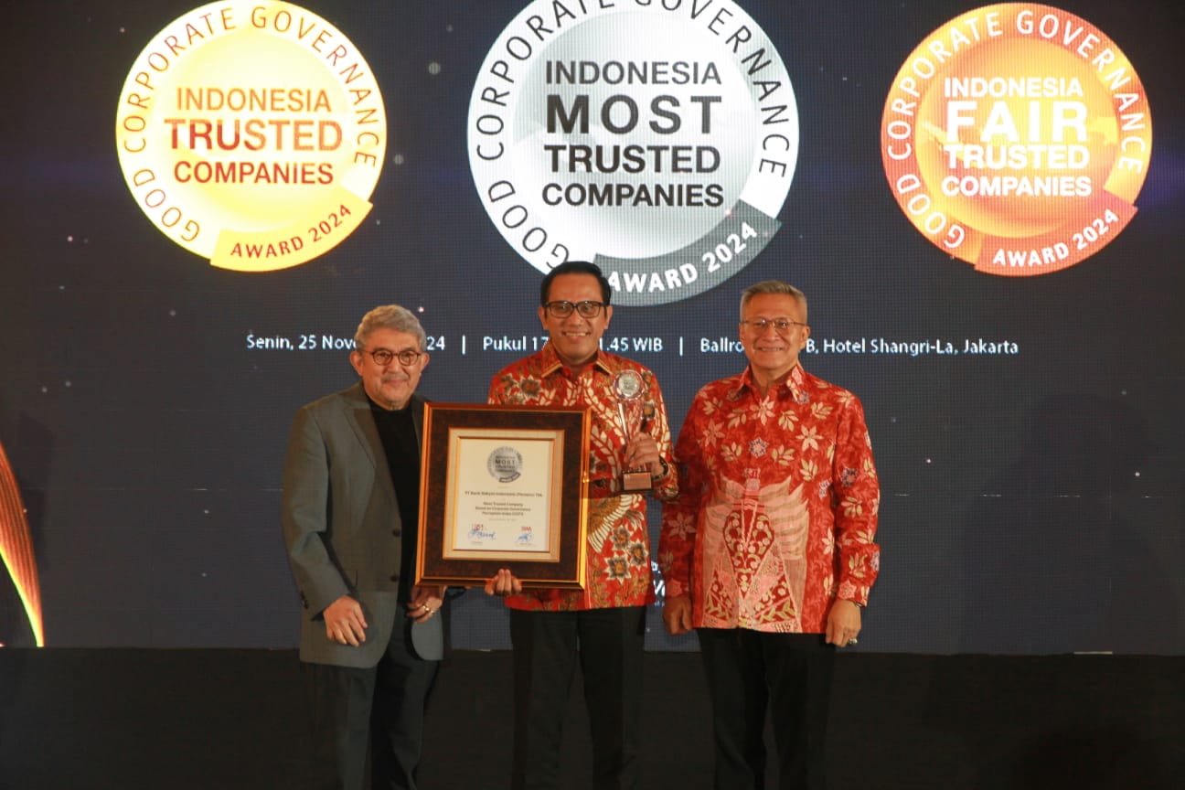 BRI Dinobatkan Sebagai The Most Trusted Company dalam CGPI 2024