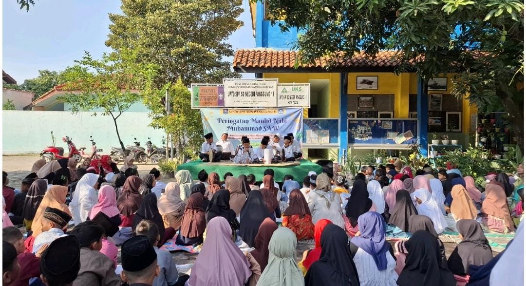 SD Negeri Panggung 11 Kota Tegal Peringati Maulid Nabi Muhammad SAW