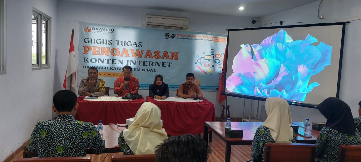 Bawaslu Kabupaten Tegal Ajak Masyarakat Waspadai Berita Hoaks di Medsos