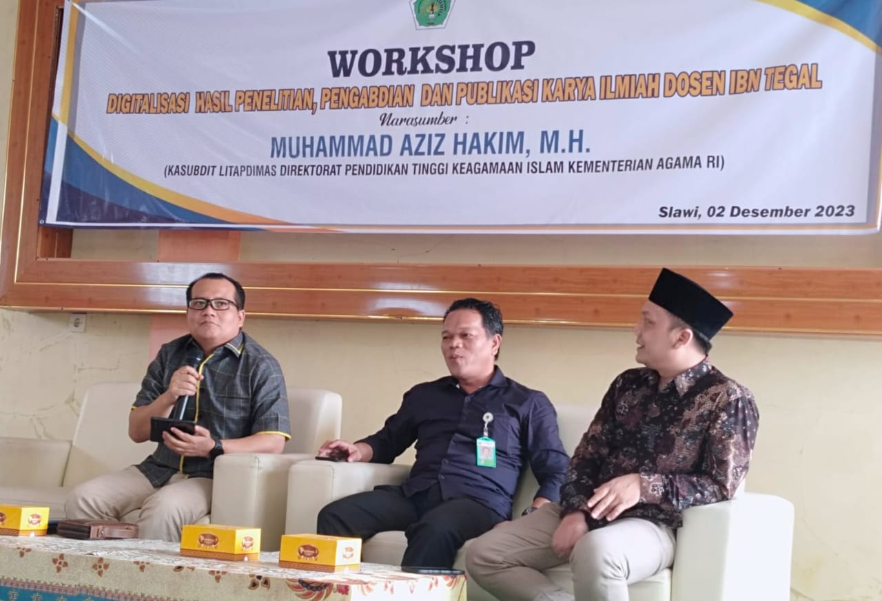 Tingkatkan Kreativitas Tri Darma Pergurun Tinggi, IBN Tegal Gelar Workshop