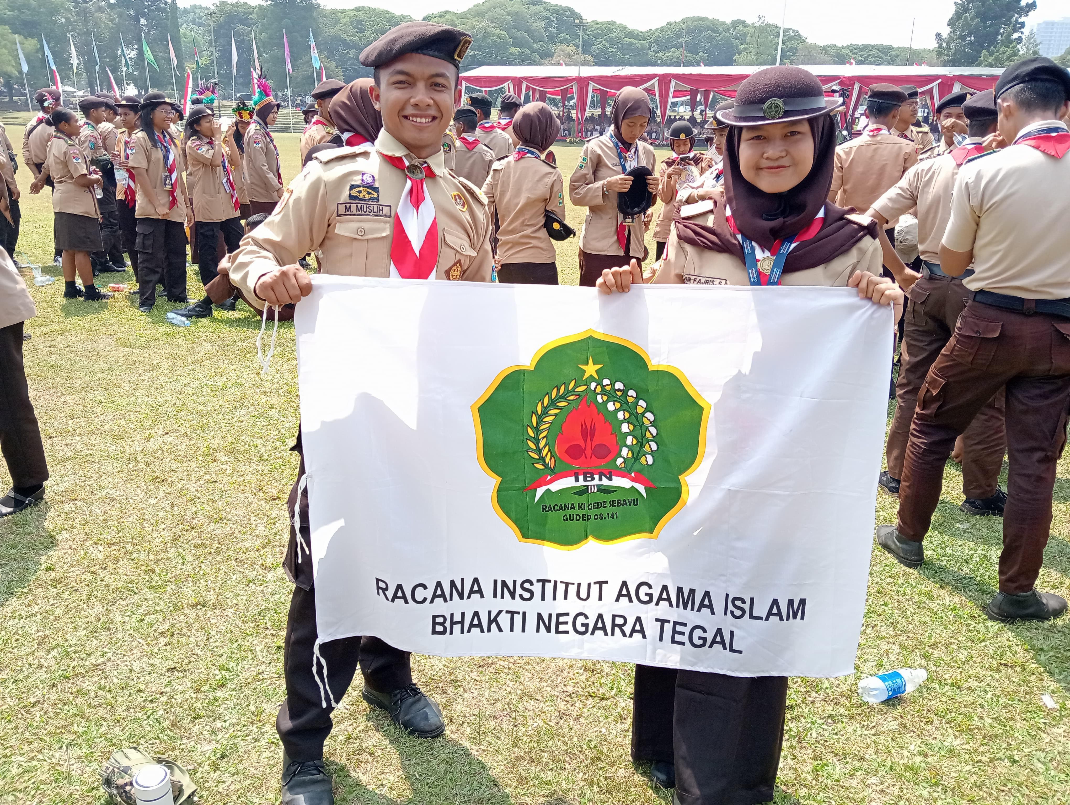 Pramuka IBN Tegal Sukses Ikuti Pertikawan Nasional ke-2 di Cibubur