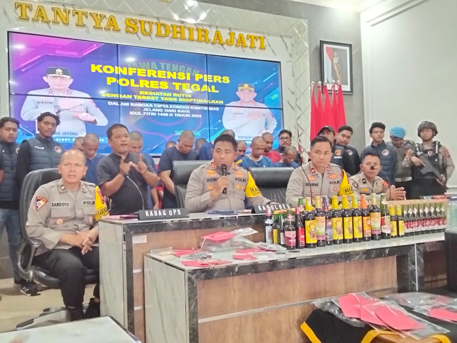 Polres Tegal Laksanakan Cipta Kondisi Kamtibmas Jelang Lebaran