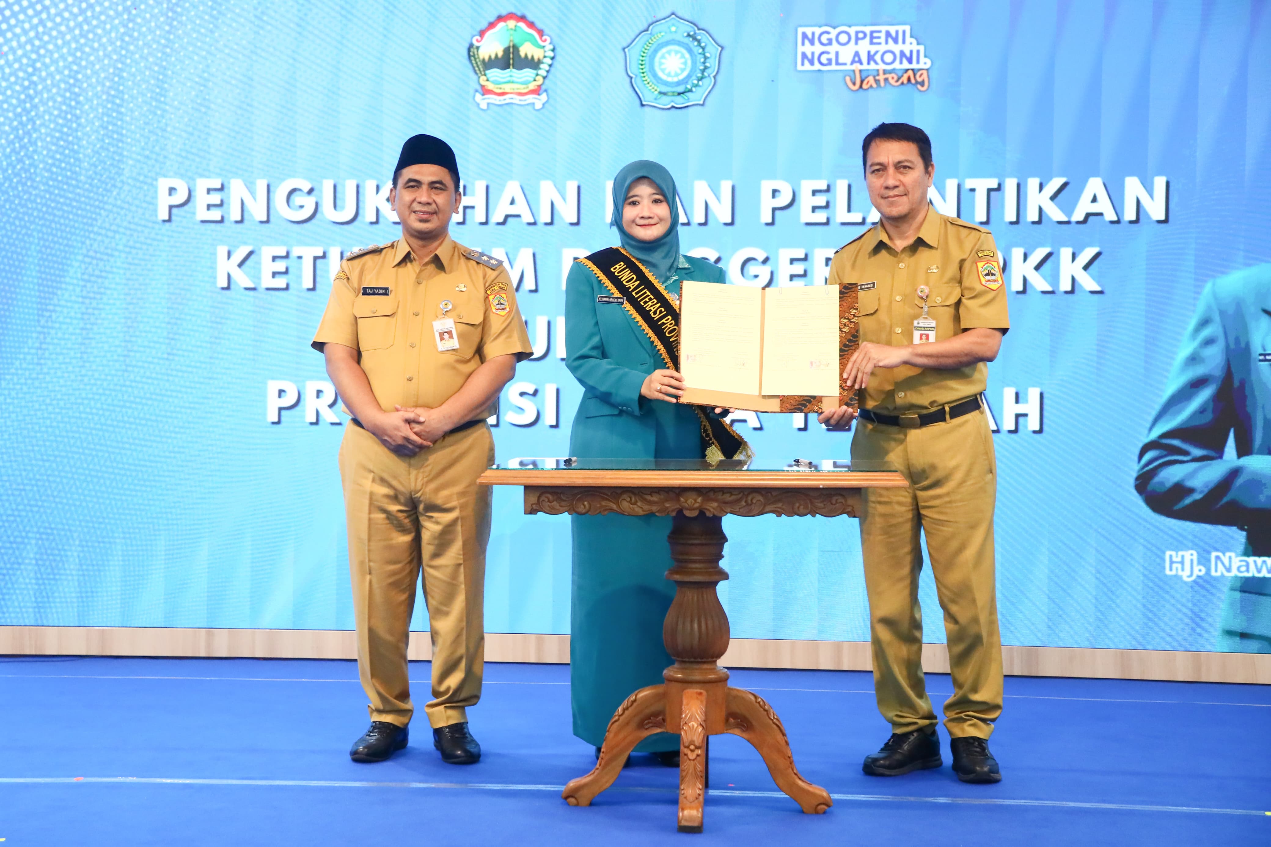 Nawal Arafah Yasin Dikukuhkan Jadi Bunda Literasi Jateng, Diharapkan Tingkatkan Minat Baca Warga 