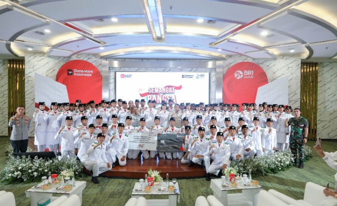 Dorong Semangat Nasionalisme, 15 Tahun BRI Beri Apresiasi Anggota Paskibraka dan Tenaga Pendukung