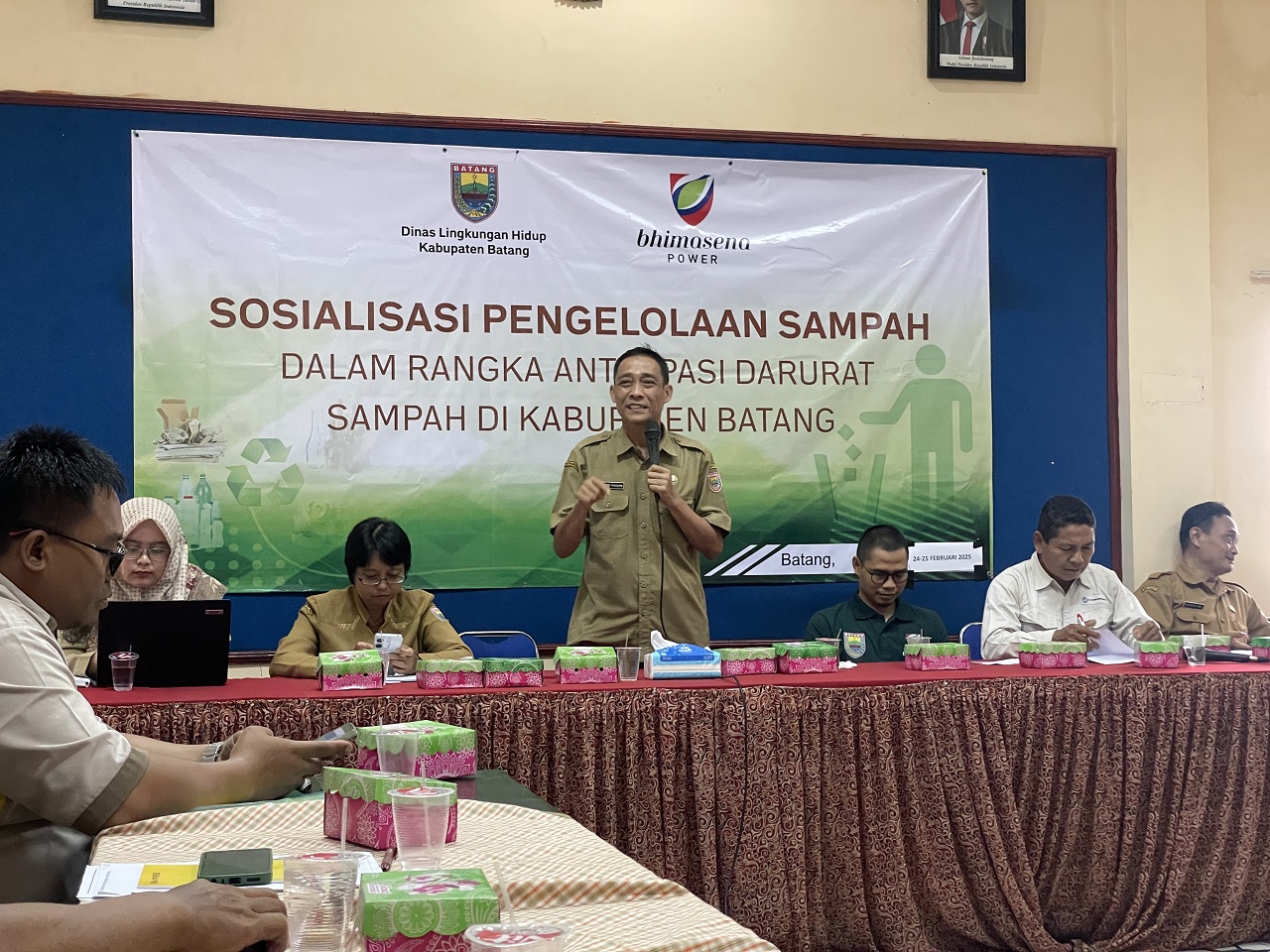 Batang Darurat Sampah, BPI dan DLH Batang Gelar Sosialisasi Pengelolaan Sampah Desa 