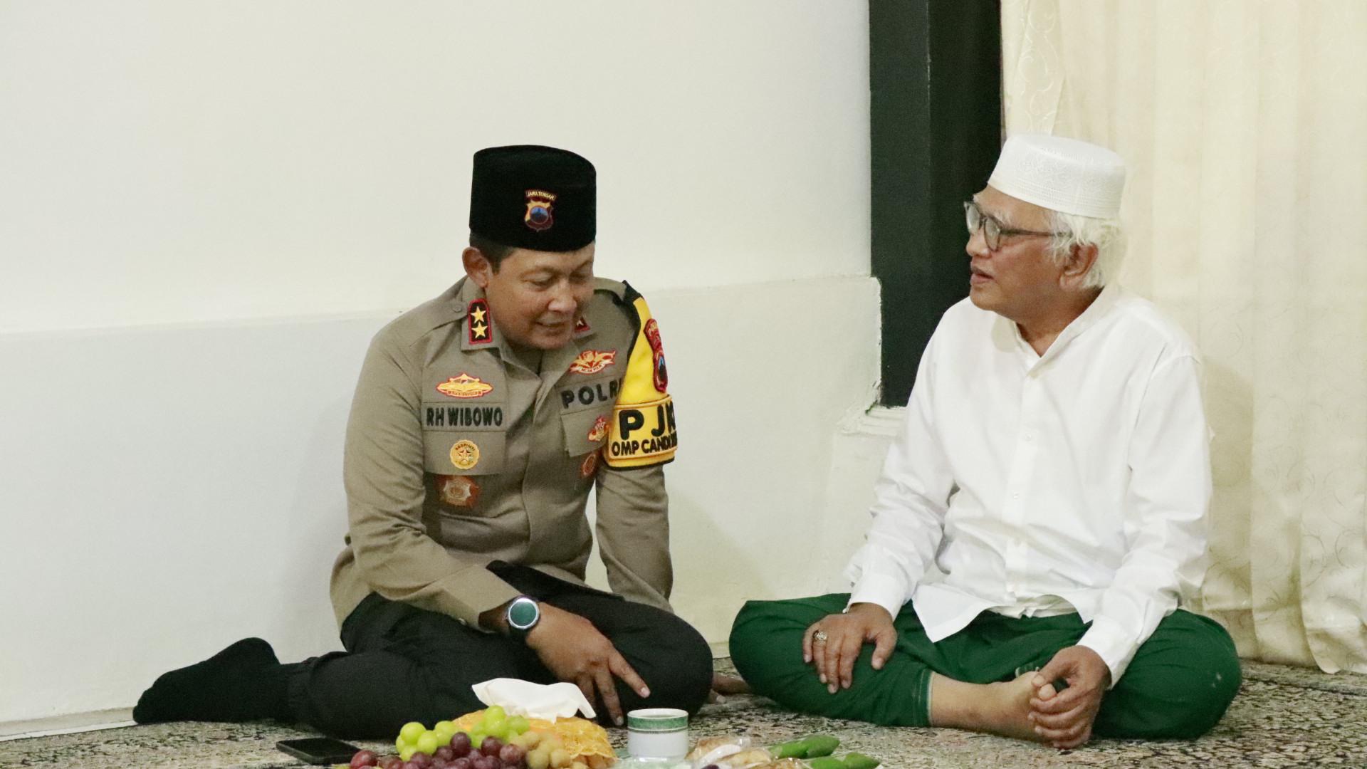 Minta Dukungan Tiga Ulama Kharismatik Rembang, Kapolda Jateng Harapkan Kondusif Jelang Pilkada 2024