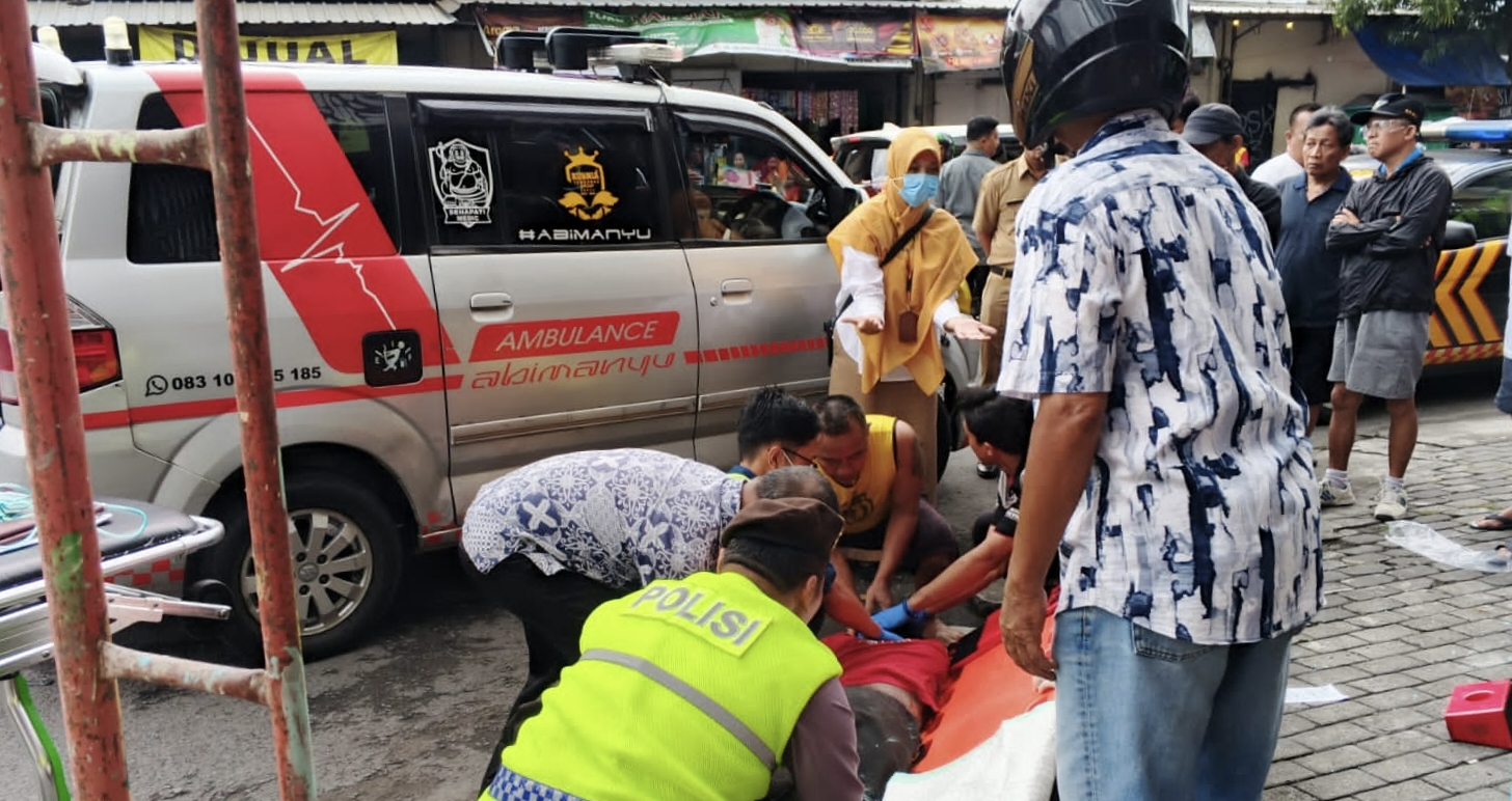 Tersengat Listrik, Tukang Cat Jatuh dari Lantai Tiga Ruko di Serengan Solo
