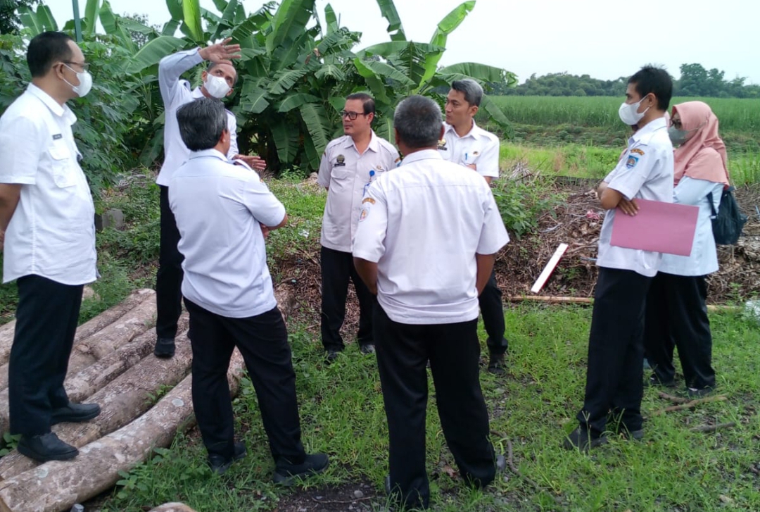 Dinsos Kabupaten Tegal Tinjau Lahan Sekolah Rakyat