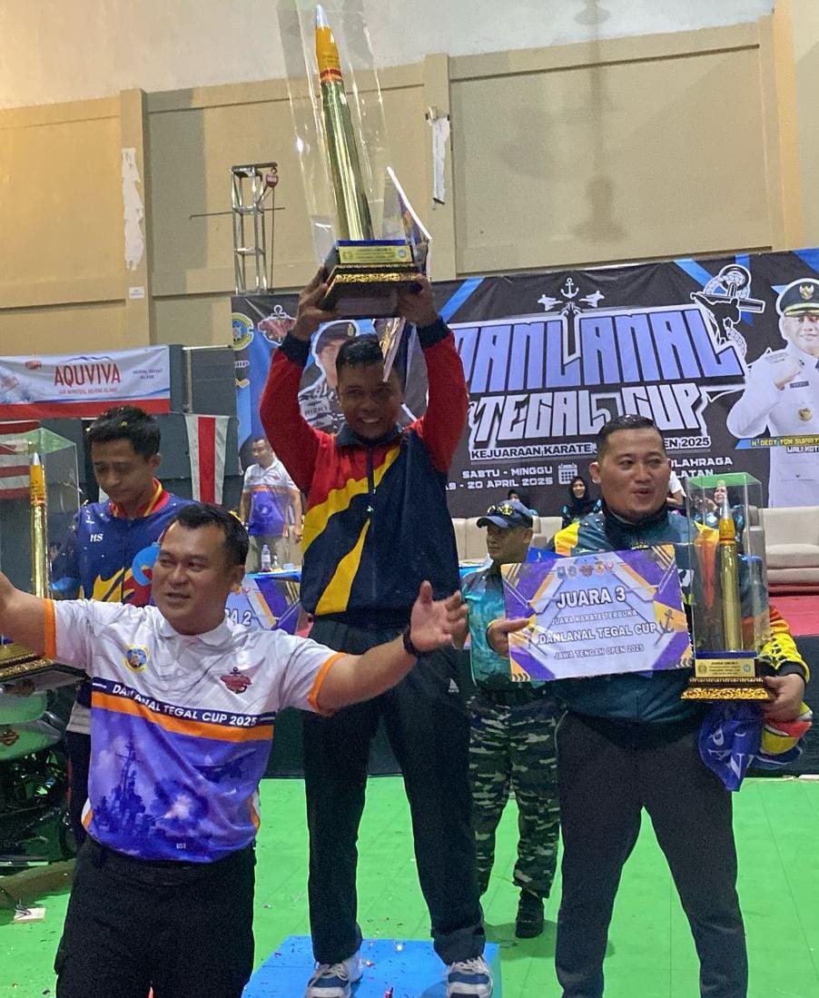 Sabet Juara Umum, MKC Tegal Borong Medali di Kejuaraan Karate Danlanal Cup
