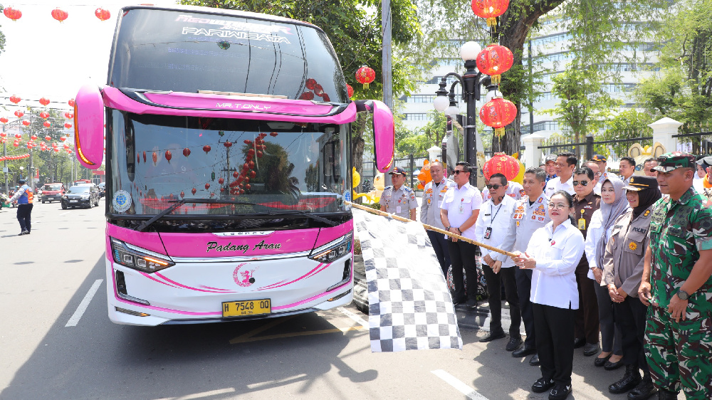 Mudik Lebaran 2026, 7 Bus Diberangkatkan Jemput Warga Ber-KTP Kota Semarang di Jakarta