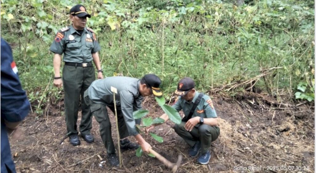 Kolaborasi Menanam Bersama di Gunung Slamet