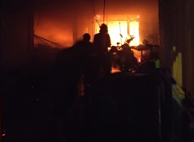 Rumah Warga Desa Babakan Kabupaten Tegal Terbakar 