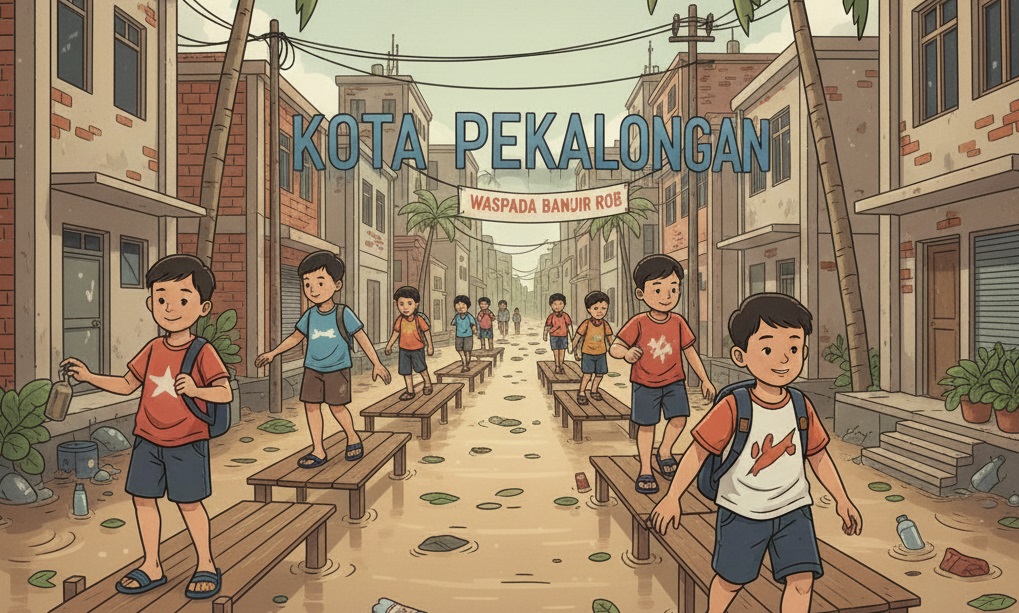 Jelang Libur Panjang, Disdik Kota Pekalongan Minta Siswa Tanggap Bencana Rob dan Banjir