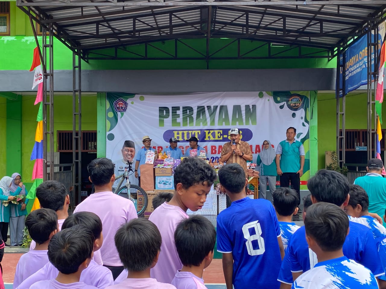 Beragam Lomba Tingkat SD Warnai Rangkaian HUT SMP Negeri 1 Balapulang Kabupaten Tegal 