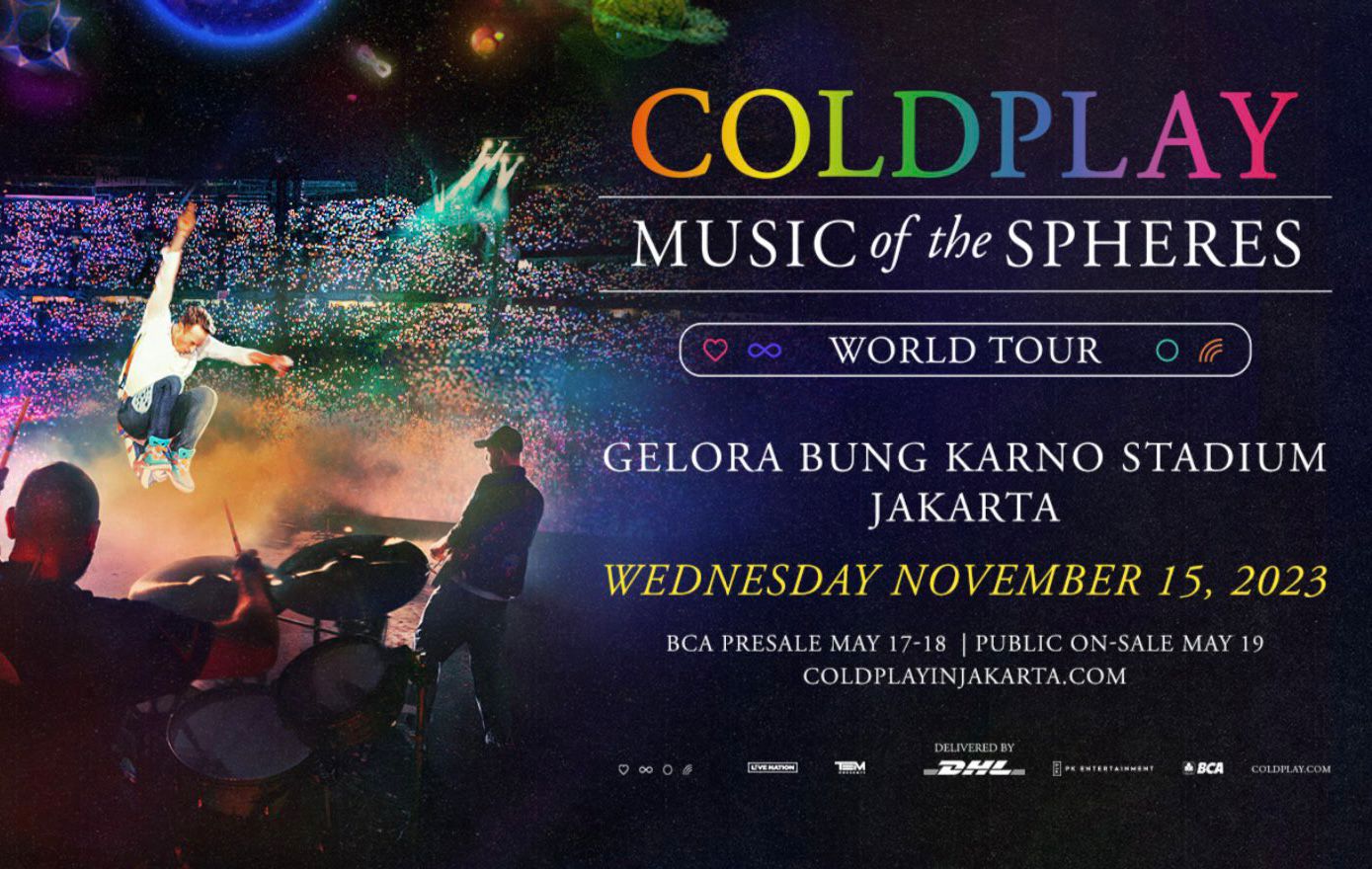 Tiket Coldplay di Jakarta Ludes Terjual! Sold Out dan Full Booked