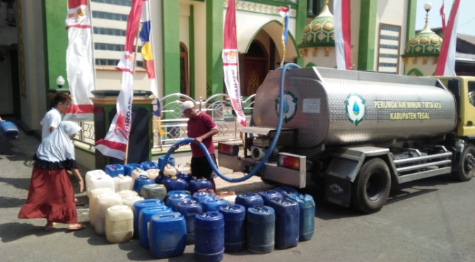 Kemarau, Permintaan Air Bersih di Kabupaten Tegal Meningkat