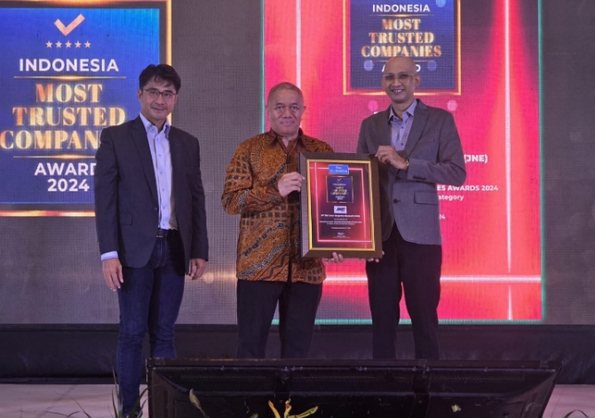 Konsisten Memberikan Layanan Prima, JNE Raih Indonesia Most Trusted Companies Award 2024